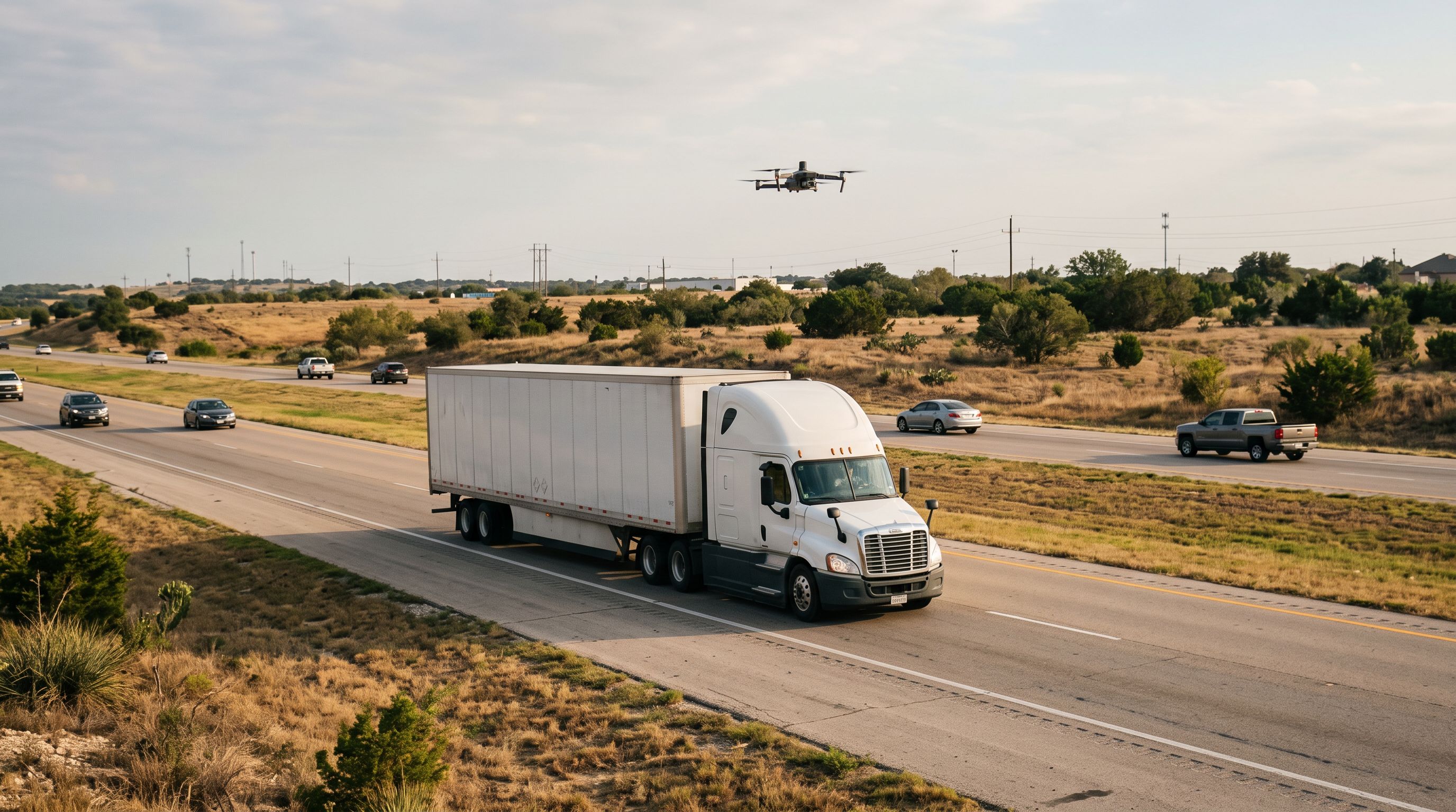Vozač kamiona planira tužbu zbog sudara s policijskim dronom - Balkan Truckers US