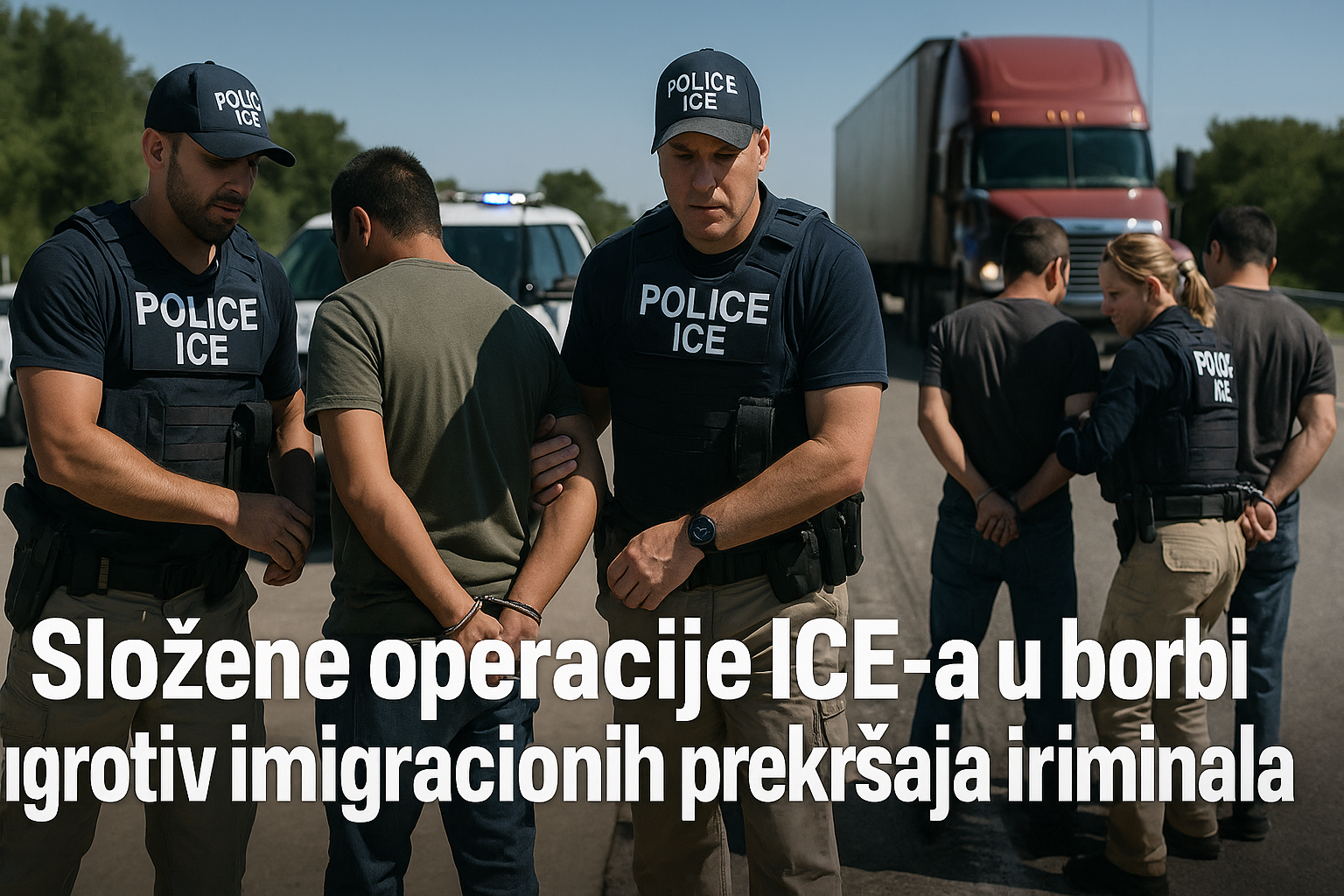 Složene operacije ICE-a u borbi protiv imigracionih prekršaja i kriminala - Balkan Truckers US