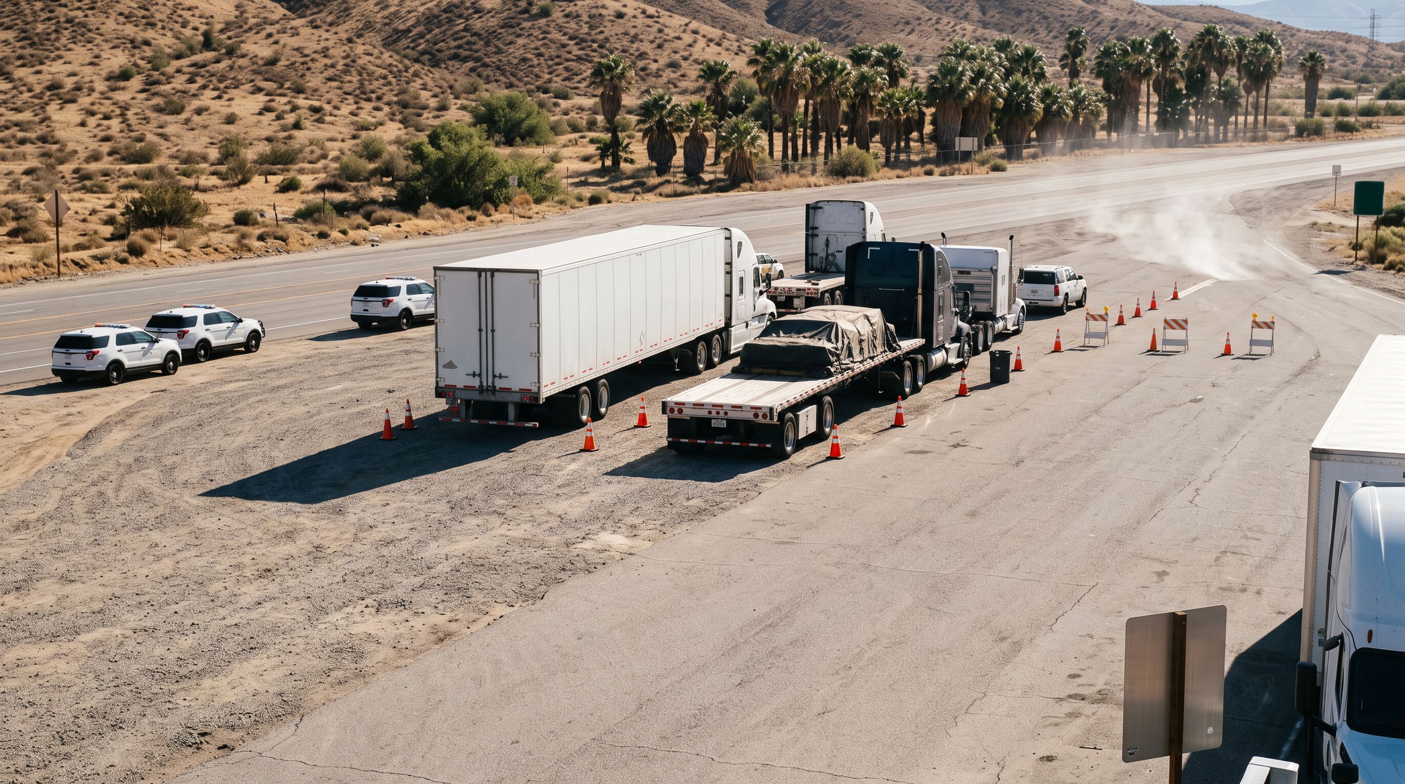 Federalci prijavili 57 vozača u Kaliforniji zbog engleskog, HOS-a i opreme - Balkan Truckers US