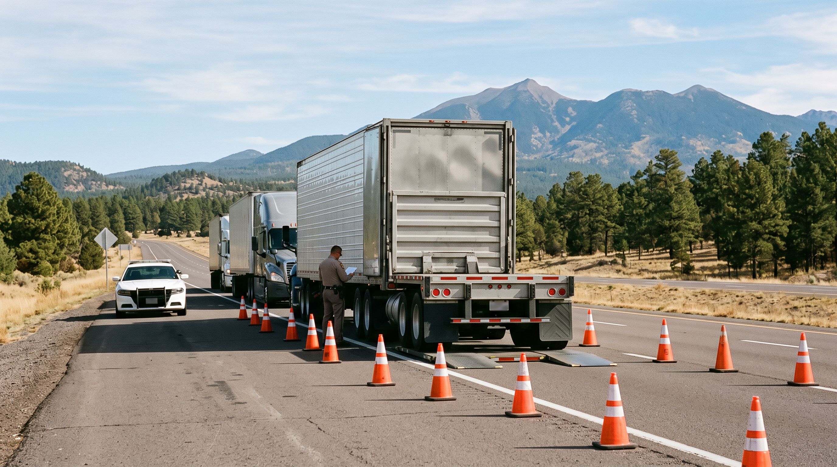 Policija Arizone u akciji na I-40: 110 kamiona i vozača van saobraćaja - Balkan Truckers US